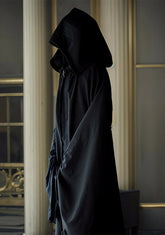 Emperor Palpatine Black Sith robe, Darth Sidious hooded robe, Halloween Robe